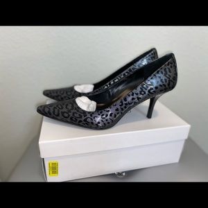 Calvin Klein leopard pumps